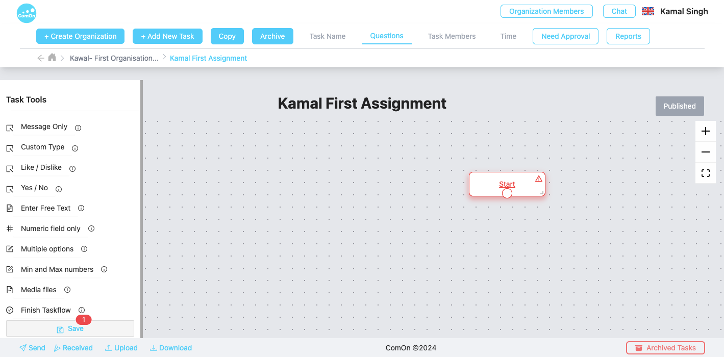 ComOn Task Tools